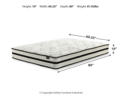 Chime 10 Inch Hybrid Mattress in a Box - Furniture 4 Less Outlet (Salinas,CA)