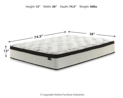 Chime 12 Inch Hybrid Mattress in a Box - Furniture 4 Less Outlet (Salinas,CA)