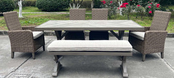 Laguna Heights Outdoor Dining Table - Furniture 4 Less Outlet (Salinas,CA)