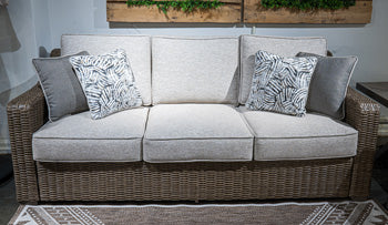 Laguna Heights Outdoor Sofa with Cushion - Furniture 4 Less Outlet (Salinas,CA)