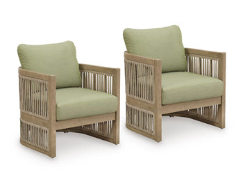 Serena Shores Outdoor Lounge Chair (Set of 2) - Furniture 4 Less Outlet (Salinas,CA)