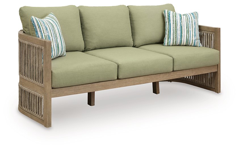 Serena Shores Outdoor Sofa with Cushion - Furniture 4 Less Outlet (Salinas,CA)