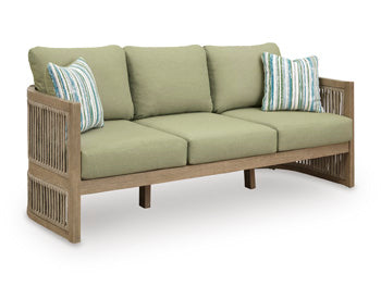 Serena Shores Outdoor Sofa with Cushion - Furniture 4 Less Outlet (Salinas,CA)