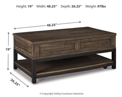 Johurst Coffee Table with Lift Top - Furniture 4 Less Outlet (Salinas,CA)