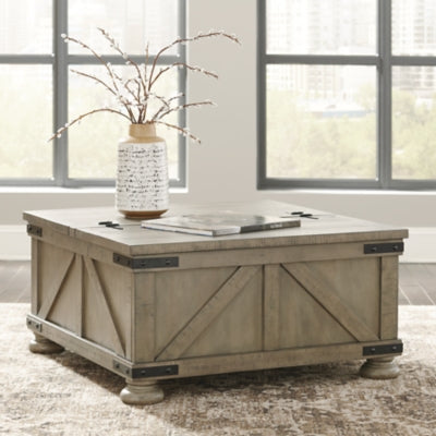 Aldwin Coffee Table With Storage - Furniture 4 Less Outlet (Salinas,CA)