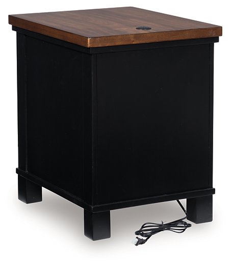 Wildenauer Chairside End Table - Furniture 4 Less Outlet (Salinas,CA)