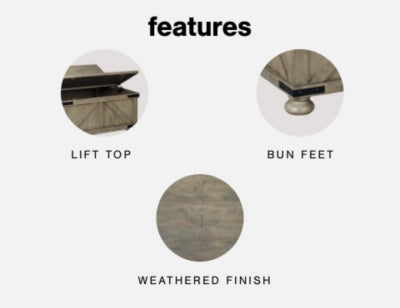 Aldwin Coffee Table With Storage - Furniture 4 Less Outlet (Salinas,CA)