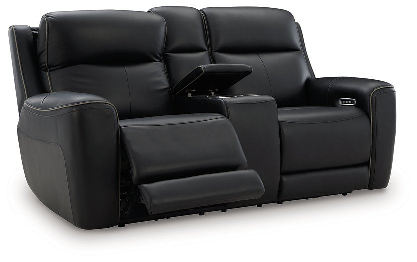 5Z-Relaxation Power Reclining Loveseat with Console - Furniture 4 Less Outlet (Salinas,CA)