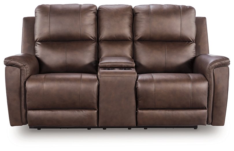 Bleckley Power Reclining Loveseat with Console - Furniture 4 Less Outlet (Salinas,CA)