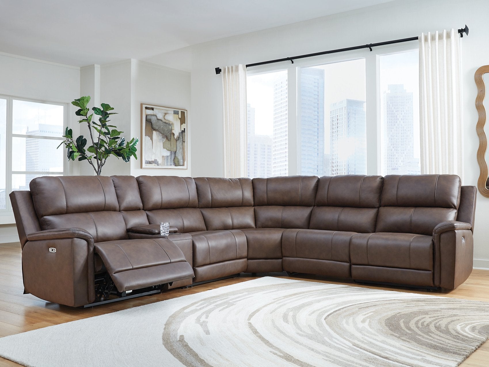 Bleckley Power Reclining Sectional - Furniture 4 Less Outlet (Salinas,CA)