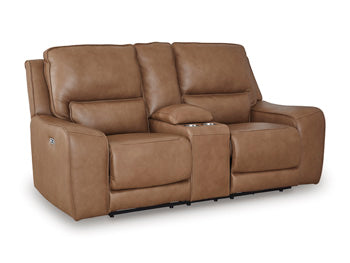 DeepWakes Power Reclining Loveseat with Console - Furniture 4 Less Outlet (Salinas,CA)