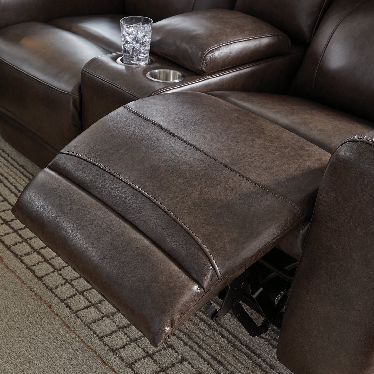 Crossplex Power Reclining Loveseat with Console - Furniture 4 Less Outlet (Salinas,CA)