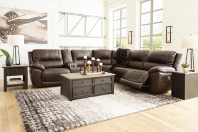 Dunleith Power Reclining Sectional - Furniture 4 Less Outlet (Salinas,CA)