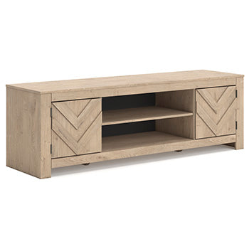 Cayboni 71" TV Stand with Electric Fireplace - Furniture 4 Less Outlet (Salinas,CA)
