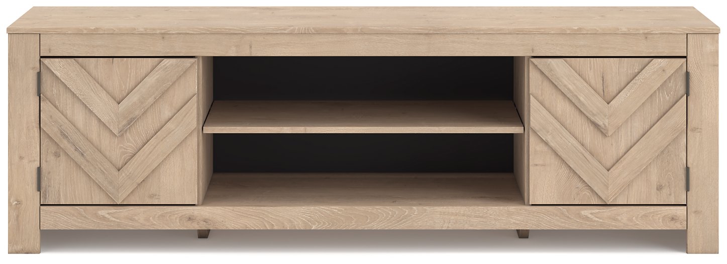 Cayboni 71" TV Stand with Electric Fireplace - Furniture 4 Less Outlet (Salinas,CA)