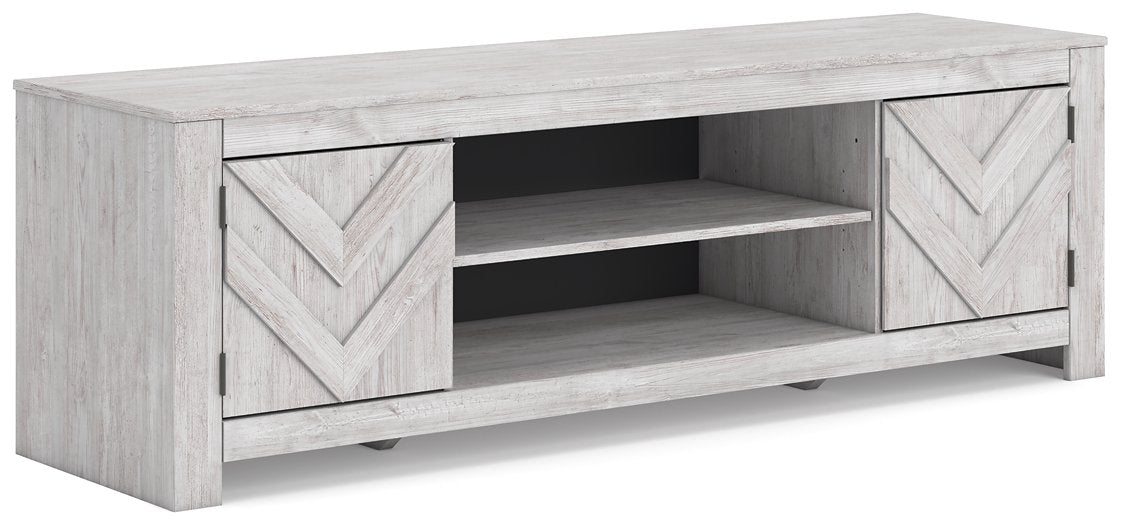 Cayboni 71" TV Stand with Electric Fireplace - Furniture 4 Less Outlet (Salinas,CA)