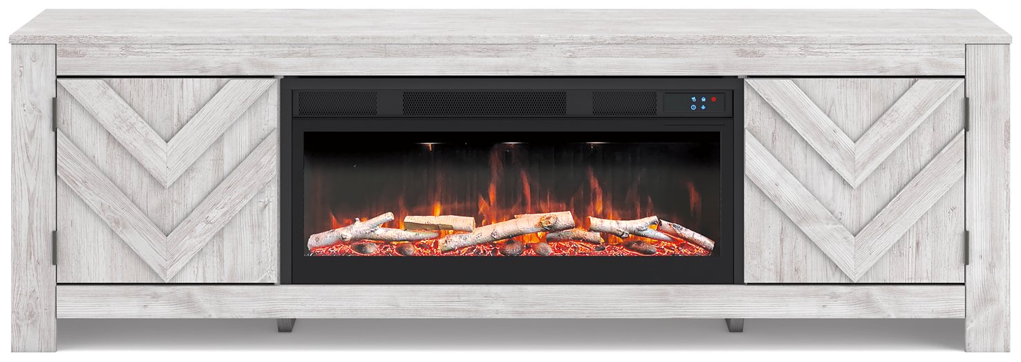 Cayboni 71" TV Stand with Electric Fireplace - Furniture 4 Less Outlet (Salinas,CA)