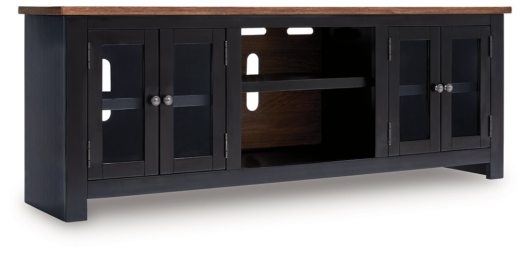 Wildenauer 76" TV Stand with Electric Fireplace - Furniture 4 Less Outlet (Salinas,CA)