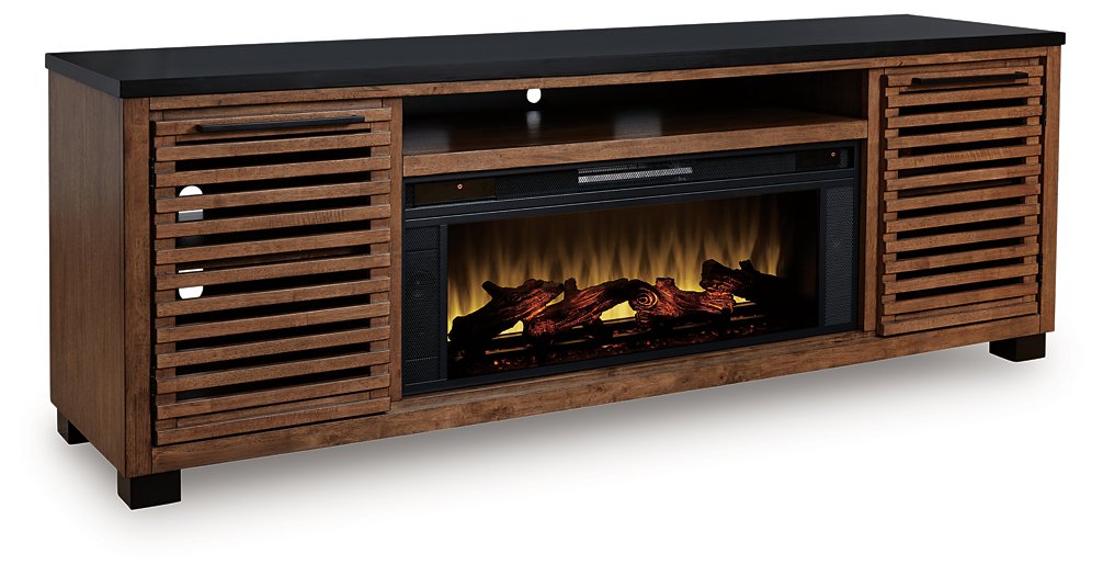 Kallari 84" TV Stand with Electric Fireplace - Furniture 4 Less Outlet (Salinas,CA)
