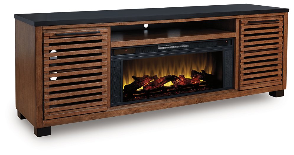 Kallari 84" TV Stand with Electric Fireplace - Furniture 4 Less Outlet (Salinas,CA)