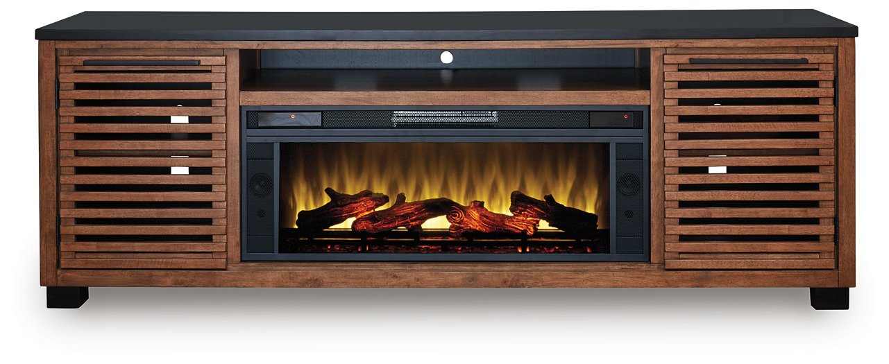 Kallari 84" TV Stand with Electric Fireplace - Furniture 4 Less Outlet (Salinas,CA)