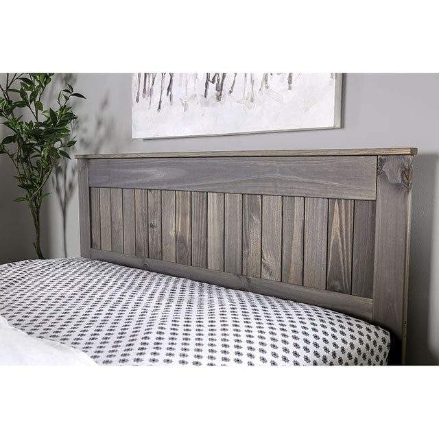 Rockwall Bed Grey & White - Furniture 4 Less Outlet (Salinas,CA)