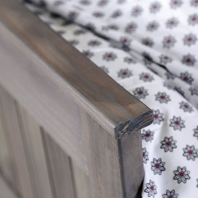 Rockwall Bed Grey & White - Furniture 4 Less Outlet (Salinas,CA)