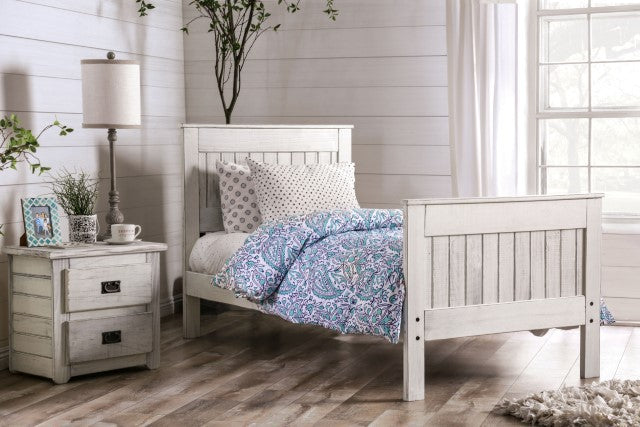 Rockwall Bed Grey & White - Furniture 4 Less Outlet (Salinas,CA)