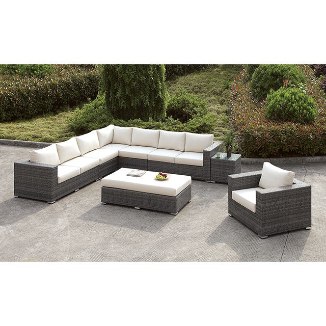 Somani L-Sectional + Chair + Ottoman - Furniture 4 Less Outlet (Salinas,CA)