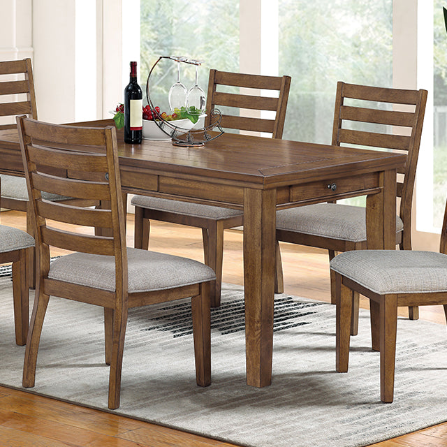 Rapidview 6 Pc Dining Table Set with Bench - Furniture 4 Less Outlet (Salinas,CA)