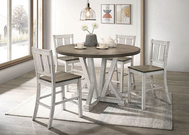 Dakota 5 Pc Counter Ht Table Set - Furniture 4 Less Outlet (Salinas,CA)