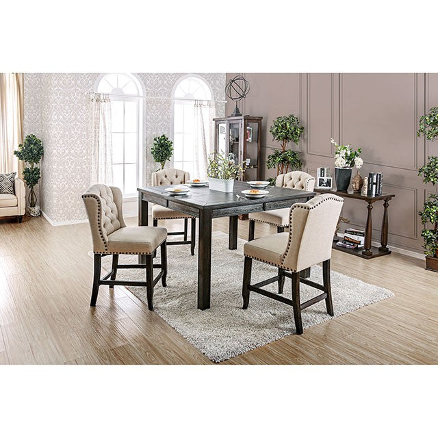 Sania 7 Pc Counter Ht Table Set - Furniture 4 Less Outlet (Salinas,CA)