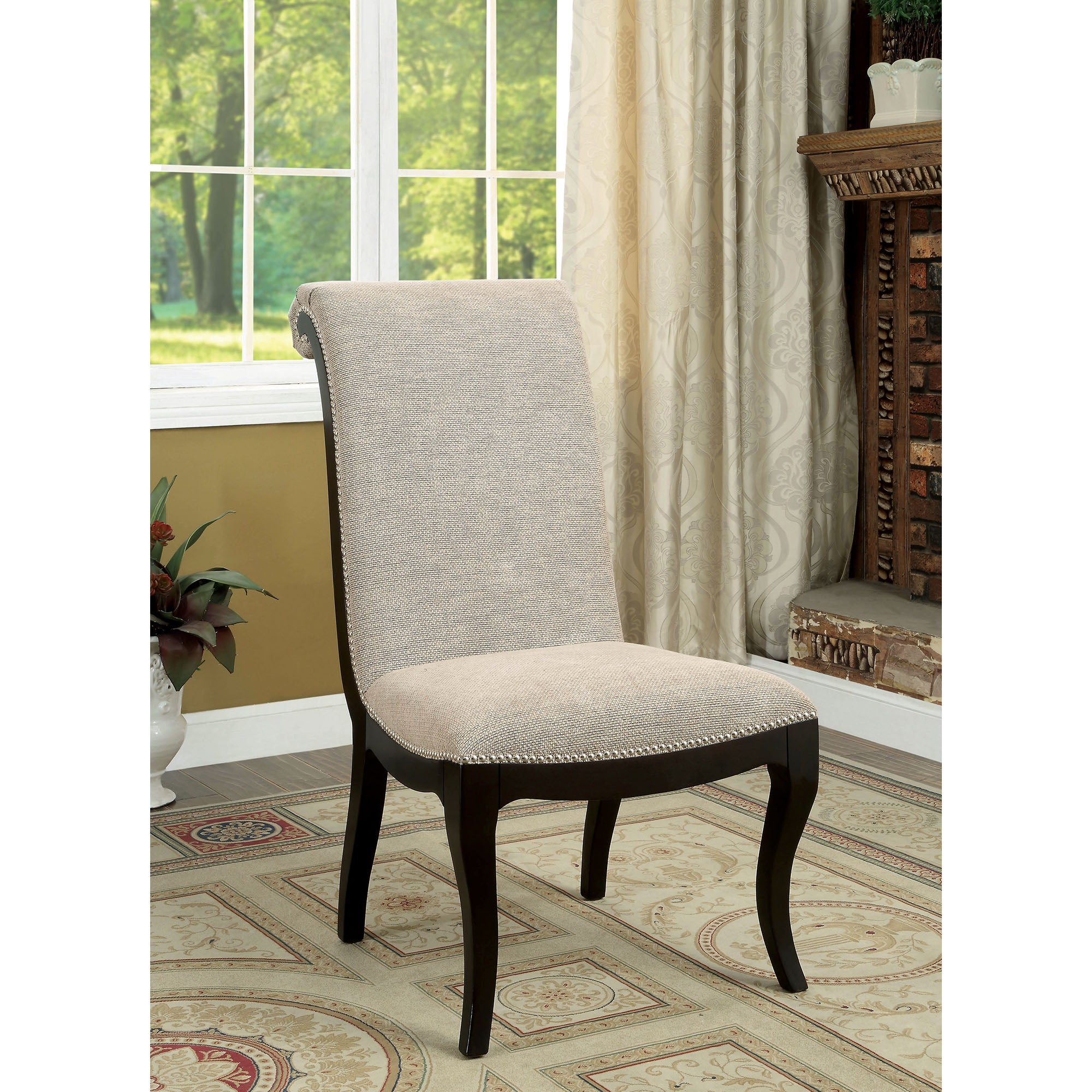 Ornette Espresso Side Chair (2/CTN) - Furniture 4 Less Outlet (Salinas,CA)