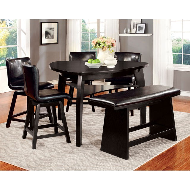 Hurley 7 Pc Counter Ht Table Set - Furniture 4 Less Outlet (Salinas,CA)