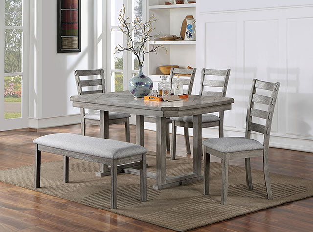 Laquila Dining Table Set Bench - Furniture 4 Less Outlet (Salinas,CA)