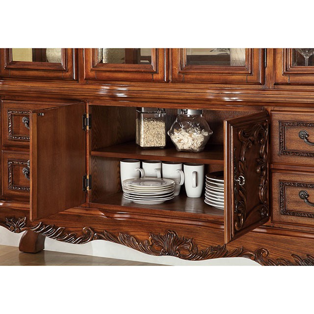 Medieve Antique Oak Hutch & Buffet - Furniture 4 Less Outlet (Salinas,CA)