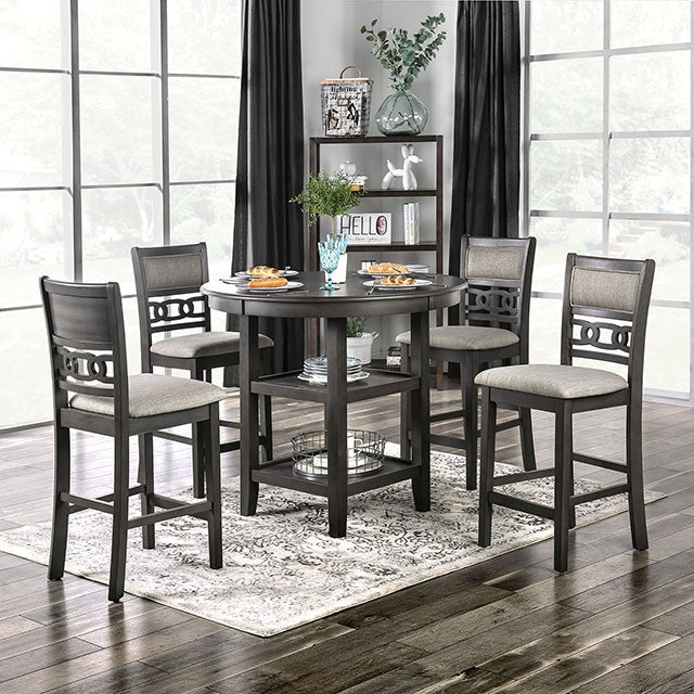 Milly 5 Pc. Counter Ht. Set - Furniture 4 Less Outlet (Salinas,CA)