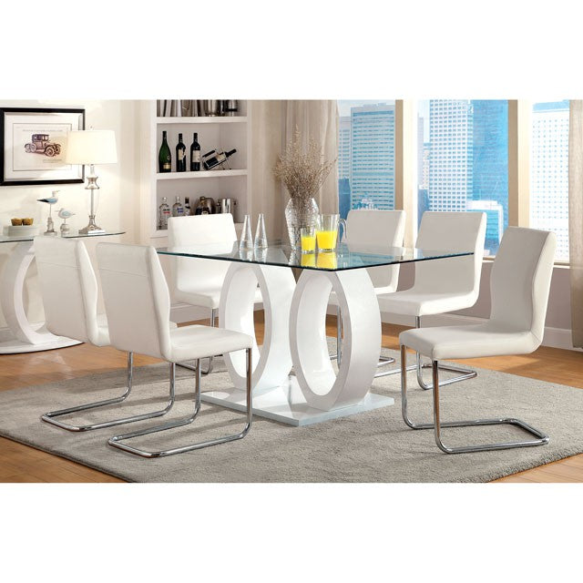 Lodia 7 Pc Dining Table Set - Furniture 4 Less Outlet (Salinas,CA)