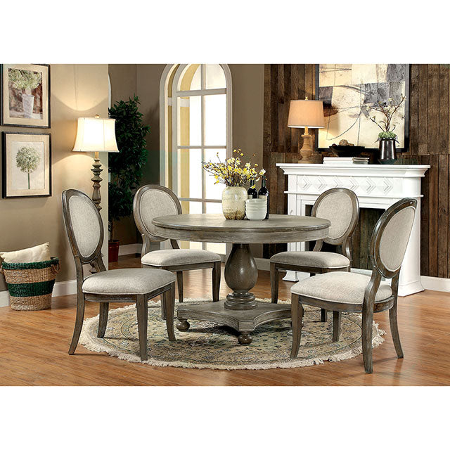 Kathryn 5 Pc Dining Table Set Rustic - Furniture 4 Less Outlet (Salinas,CA)