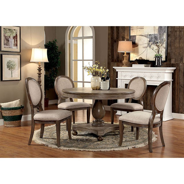 Kathryn 5 Pc Dining Table Set Rustic - Furniture 4 Less Outlet (Salinas,CA)