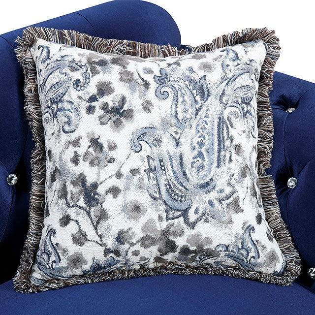 Jolanda Chair Blue & Grey - Furniture 4 Less Outlet (Salinas,CA)