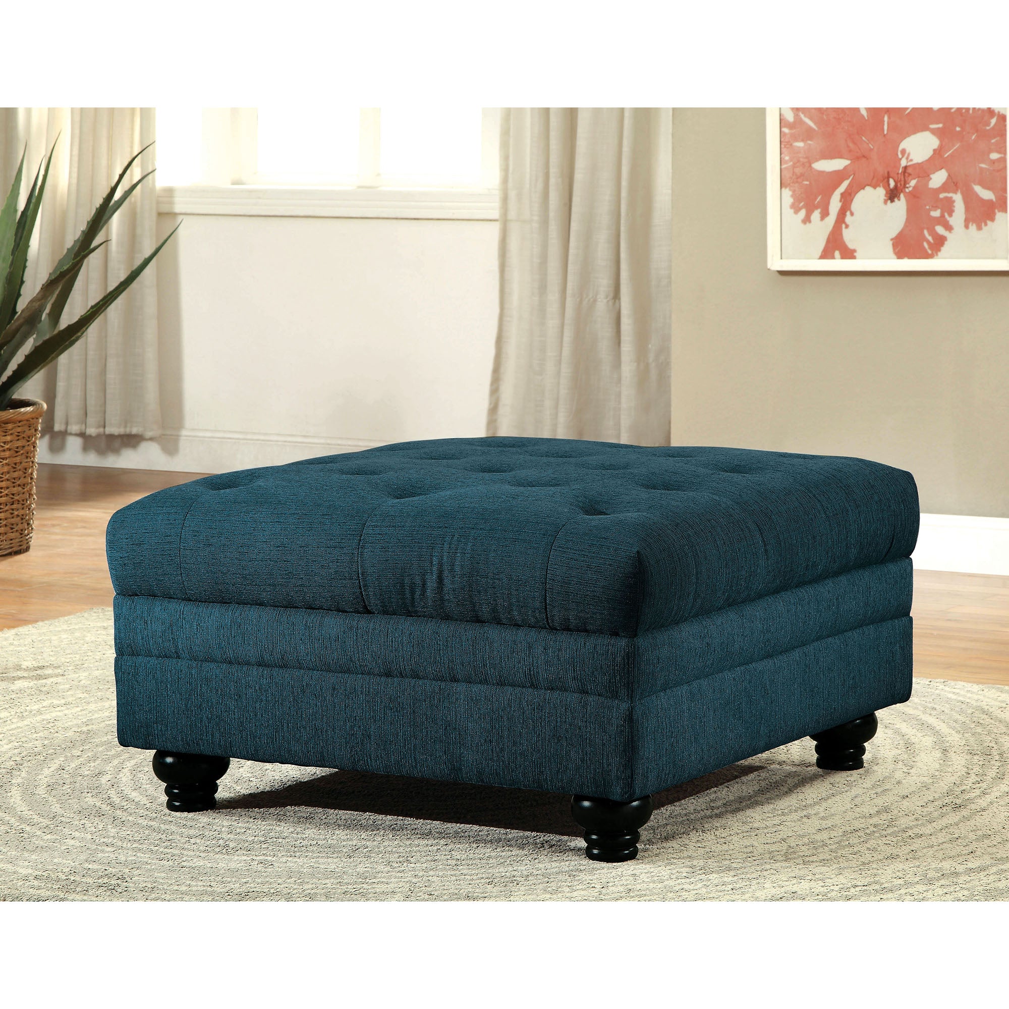 Stanford Armless Chair Teal - Furniture 4 Less Outlet (Salinas,CA)