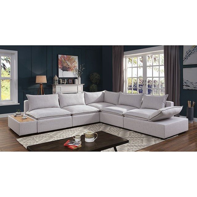 Arlene Sectional White - Furniture 4 Less Outlet (Salinas,CA)