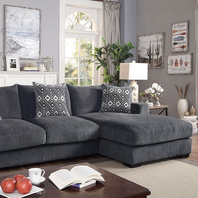 Kaylee L-Sectional w/ Right Chaise - Furniture 4 Less Outlet (Salinas,CA)