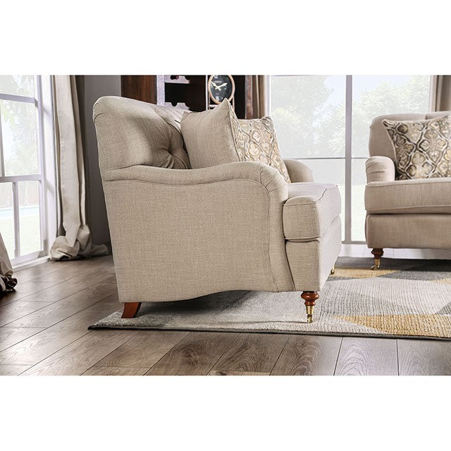 Laney Sofa Beige - Furniture 4 Less Outlet (Salinas,CA)