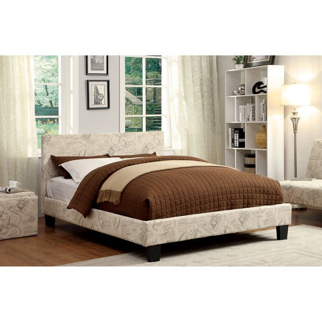 Winn Park Full Bed Grey & Cream - Furniture 4 Less Outlet (Salinas,CA)