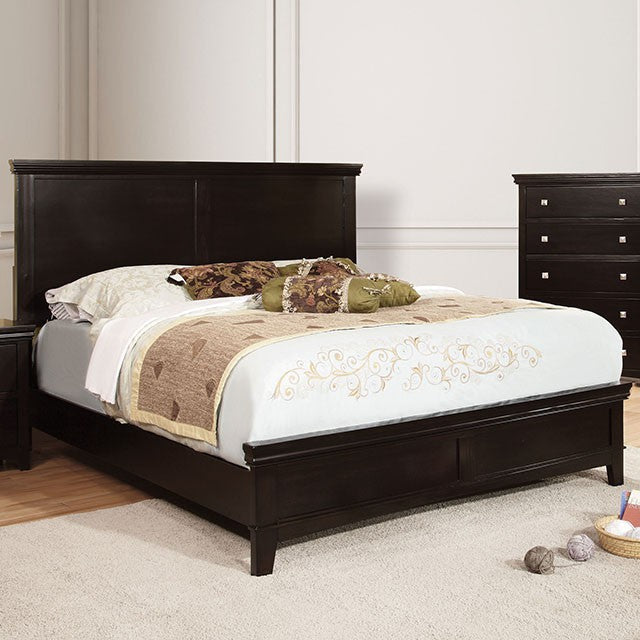 Spruce Full & Queen Bed Chrome & Expressso - Furniture 4 Less Outlet (Salinas,CA)