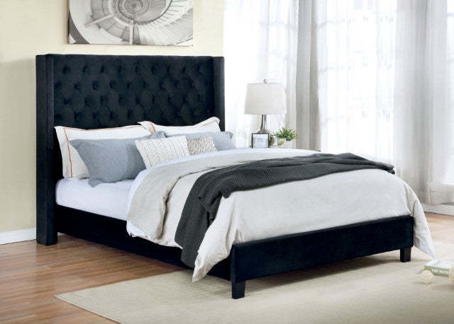Ryleigh Bed Black, Grey, & Navy - Furniture 4 Less Outlet (Salinas,CA)