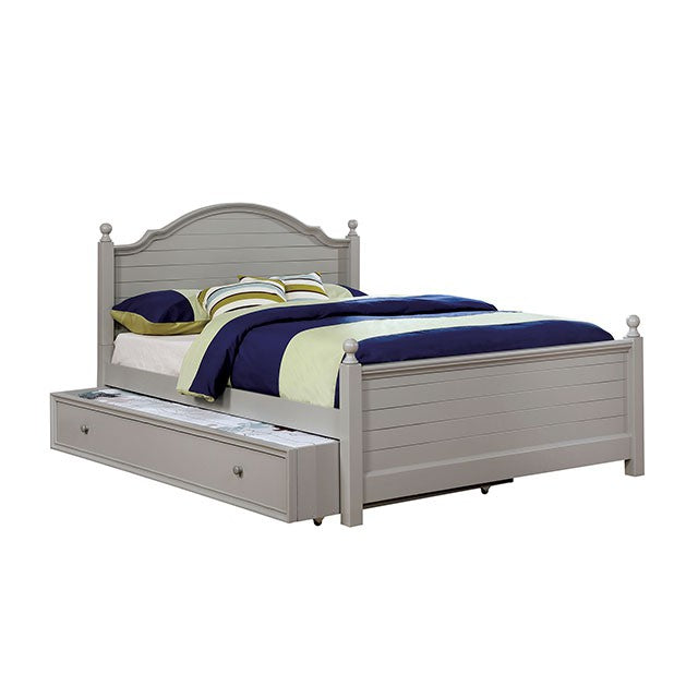 Diane Twin Bed Pink & Grey - Furniture 4 Less Outlet (Salinas,CA)