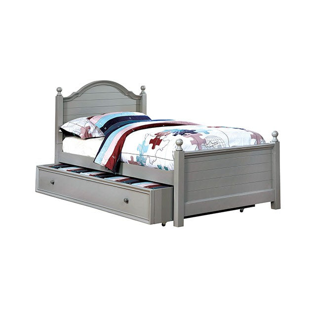 Diane Twin Bed Pink & Grey - Furniture 4 Less Outlet (Salinas,CA)
